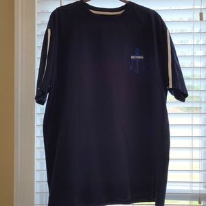 Makobi Mastermind Blue Sequin Shirt Size 3X